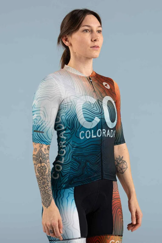 Hip-hop Style Women's Colorado Contour Ascent Aero Jersey