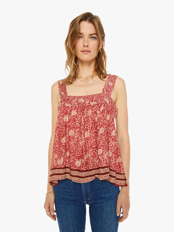 Nightclub Style Natalie Martin Jasmine Top - Water Lily Terracotta