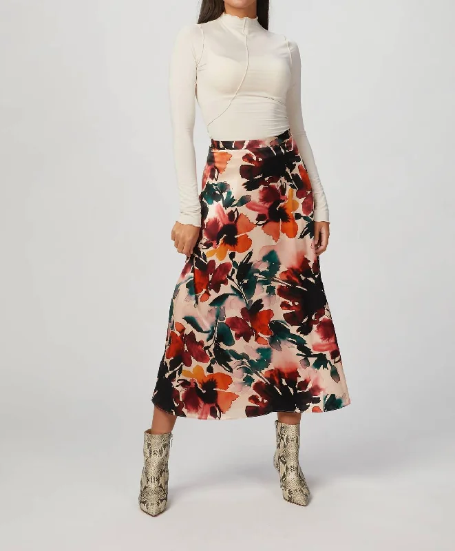 Boutique display Winnie Skirt In Autumn Wildflowers