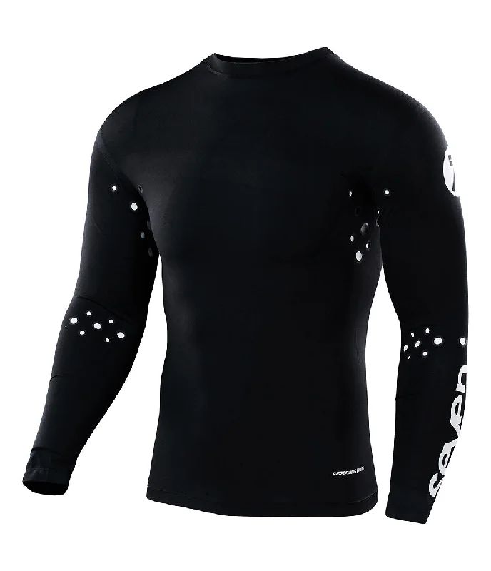 Free and comfortable Zero Staple Laser Cut Compression Jersey - Black