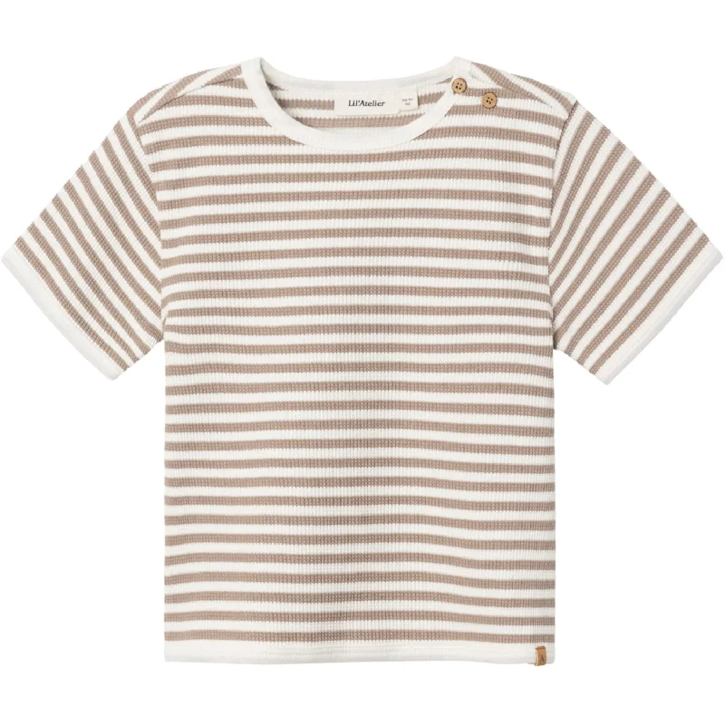 Street Fashion Lil'Atelier Mocha Meringue Coconut milk Jonas Loose T-Shirt