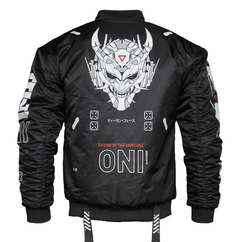 Street Sports Shoes ONI Black Bomber Jacket