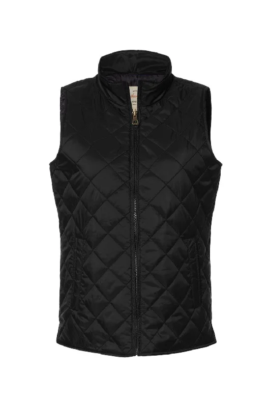 Boutique display Weatherproof Womens Vintage Diamond Quilted Full Zip Vest - Black