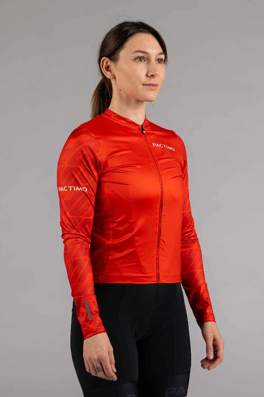 Single-shoulder Neck Design Women's Ascent LS Jersey