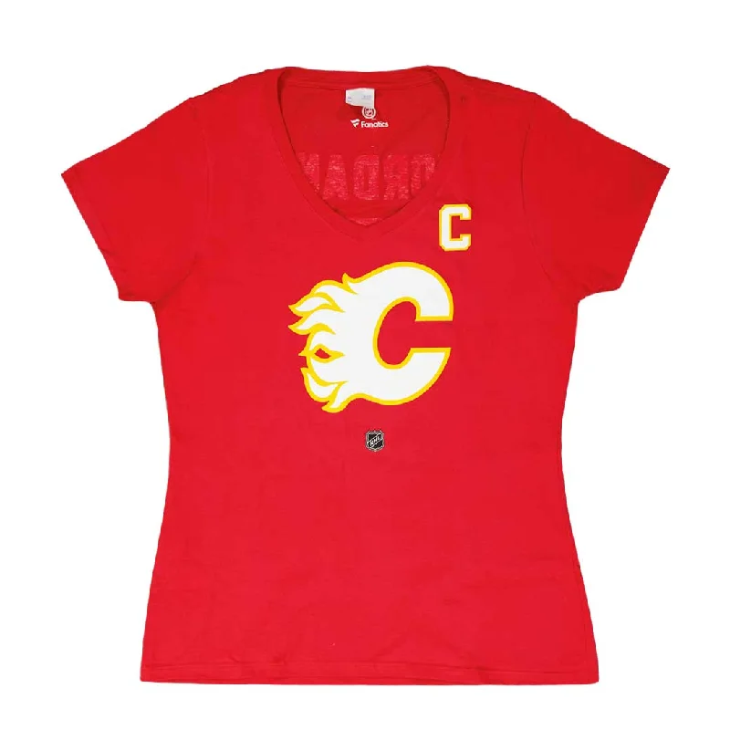 Single item design Fanatics - Women's Calgary Flames Giordano T-Shirt (3A40 0484 H35 FSB)