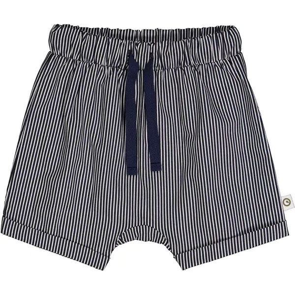 Luxury and fashionable Müsli Balsam Cream/Night Blue Poplin Stripe Shorts