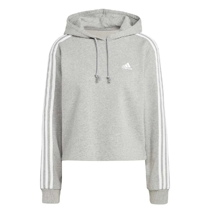 Sports Vitality Style adidas - Women's Essentials 3 Stripes French Terry Crop Hoodie (IC9910)