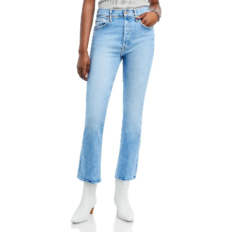 Elegant And Elegant MOTHER JEANS Womens High Rise Flare Leg Ankle Jeans