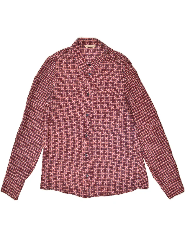 Street Style PENNY BLACK Womens Shirt UK 12 Medium Red Spotted