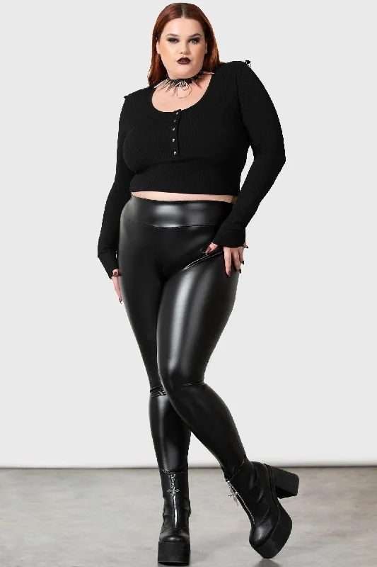 Sweet Small Style Haunted Vampiress Leggings [PLUS]