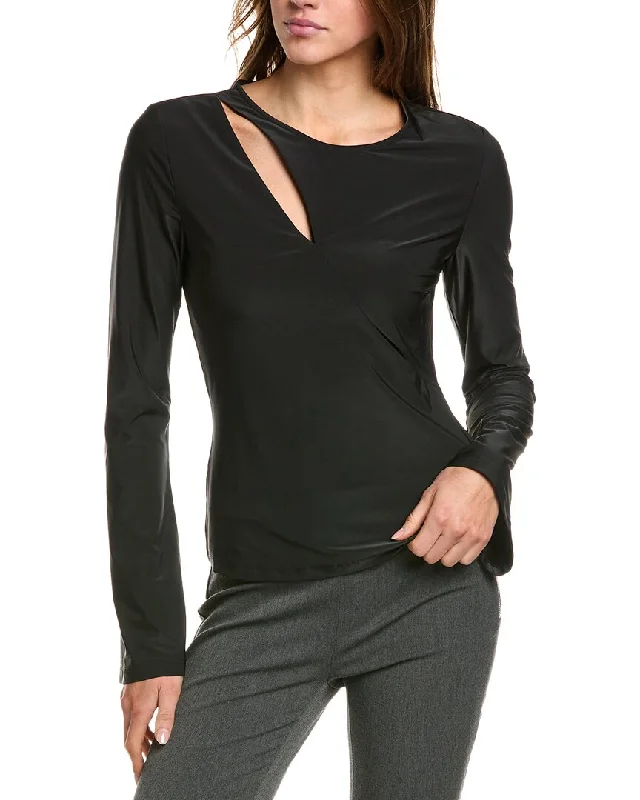 Street Sports Style BCBGMAXAZRIA Cutout Pullover Top