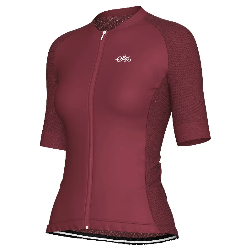 Noble Temperament Dahlia Red Pro Series Women's Cycling Jersey