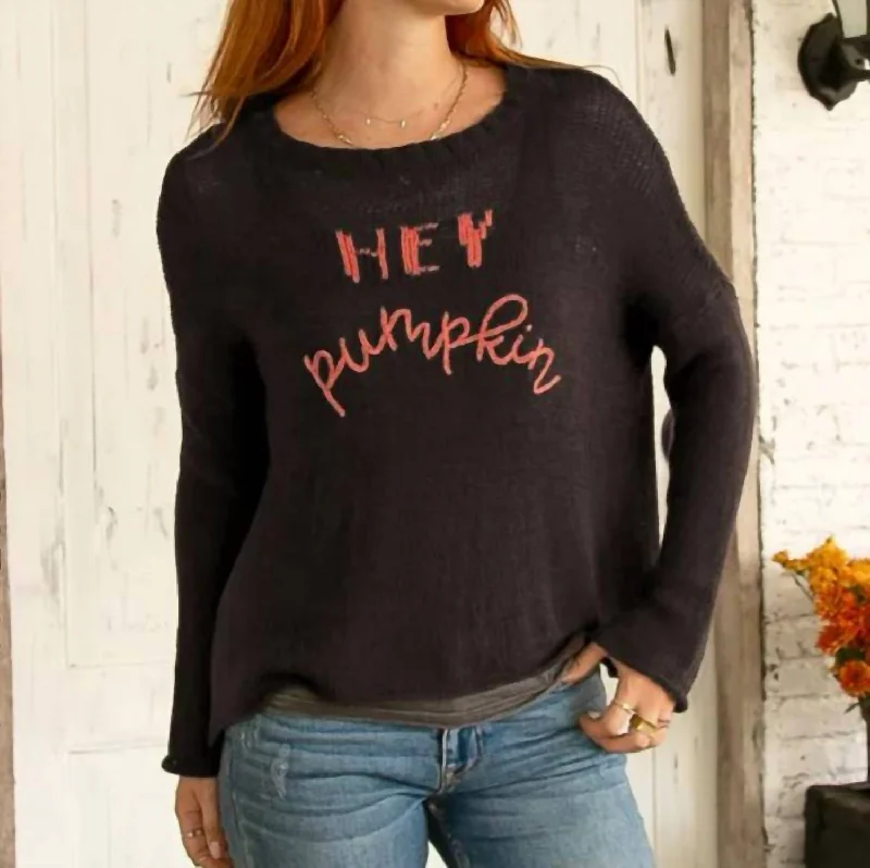 Warm and substantial Hey Pumpkin Sweater In Chocolate Ale