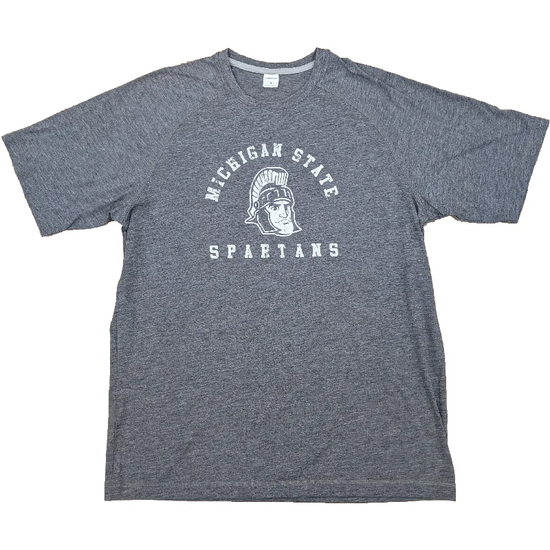 Retro Design Women's Sparty Sport Tek Sparty T-shirt - Gray