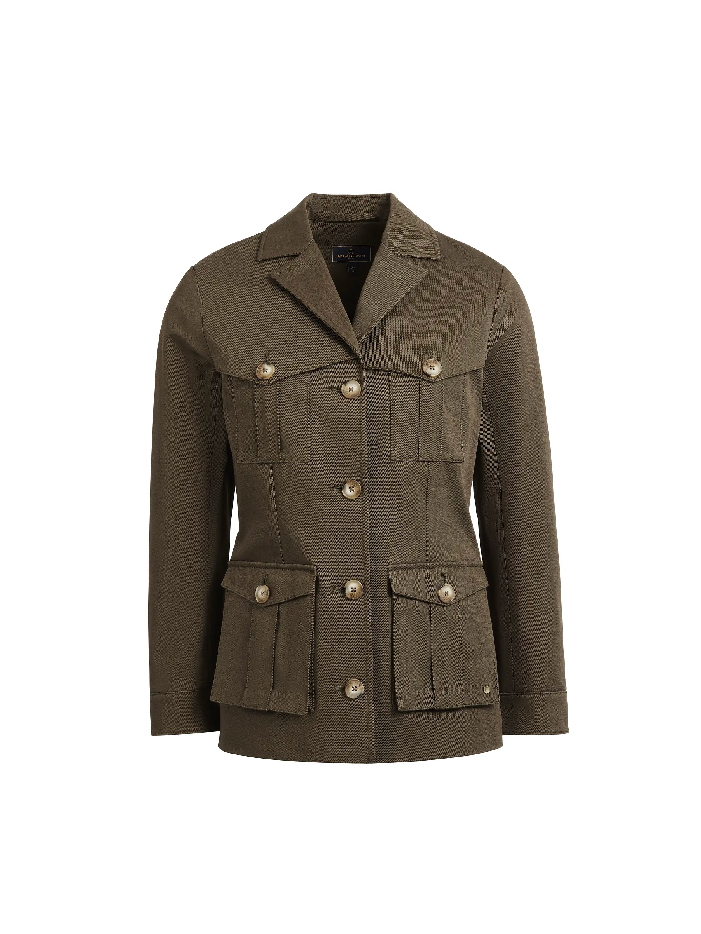 Creative Style Savannah Safari Jacket - Khaki Cotton Drill