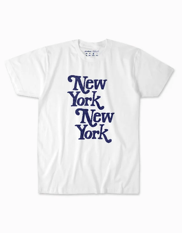 Sports Vitality Style New York, New York Tee - White/Blue