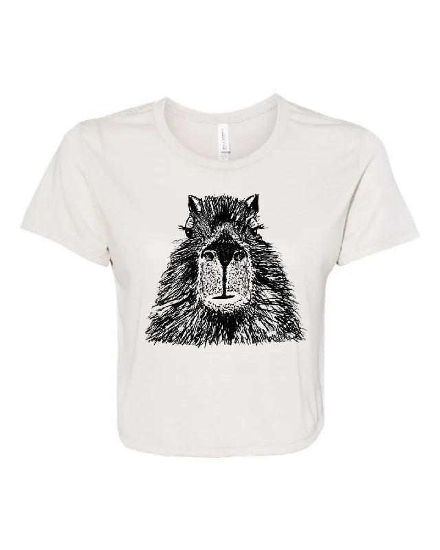 Free and comfortable Capybara Crop Tee