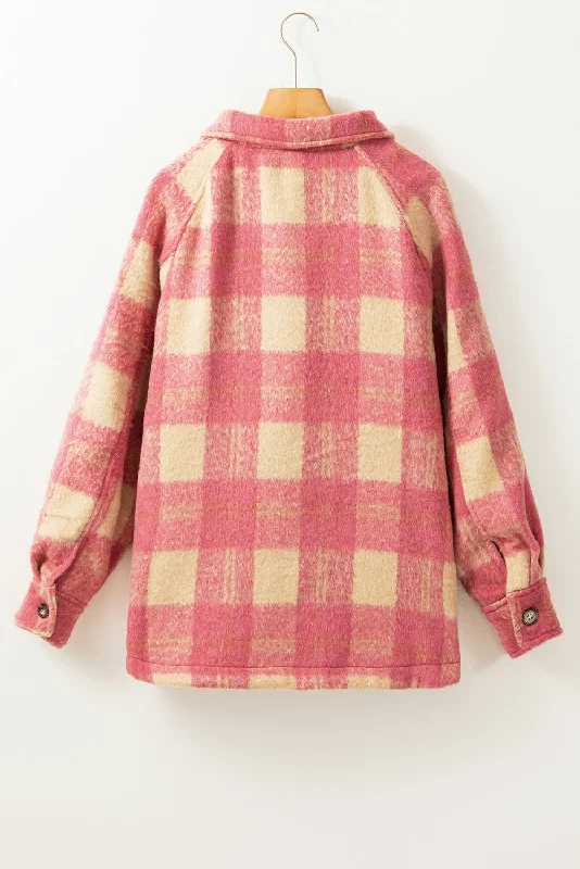 Trendy Traveler Trendy Plaid Jacket for Ladies