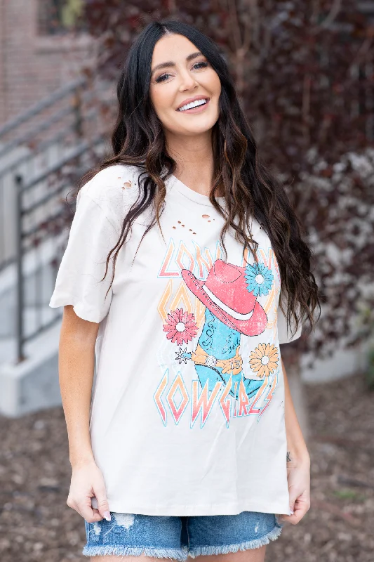 Creative Style Long Live Cowgirls Graphic Tee