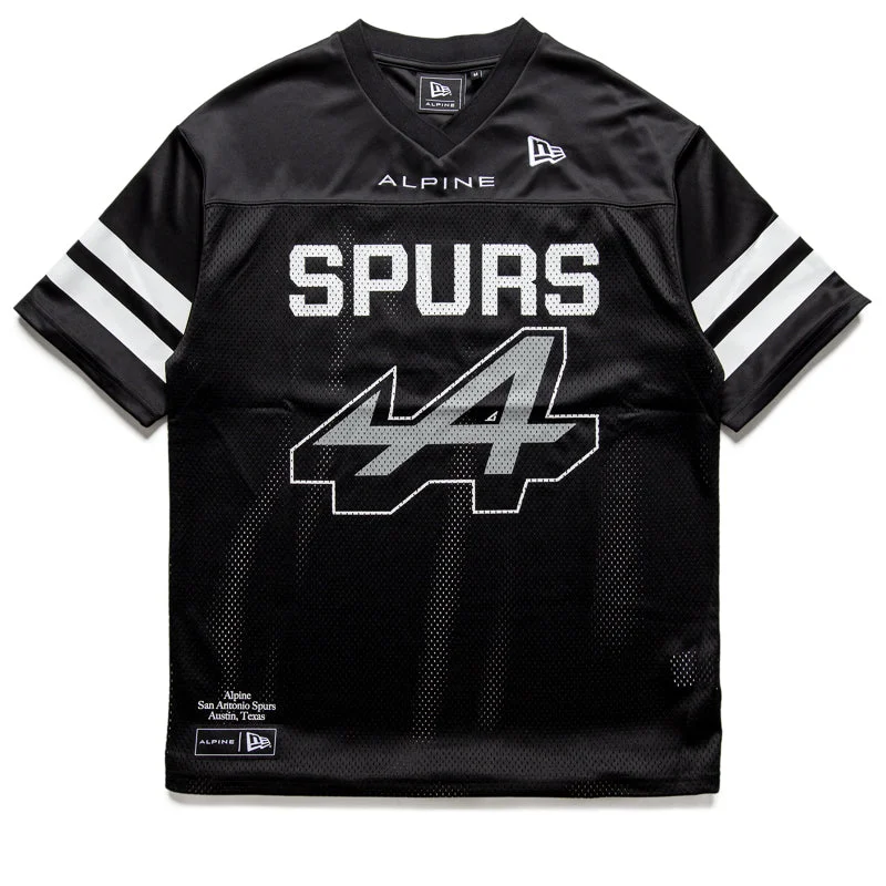 Sports Fitness Wear New Era Alpine x San Antonio Spurs Jersey - Black