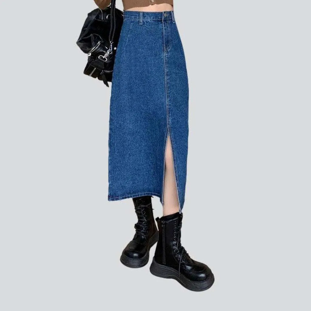 Alice style Slim long women's jeans skirt