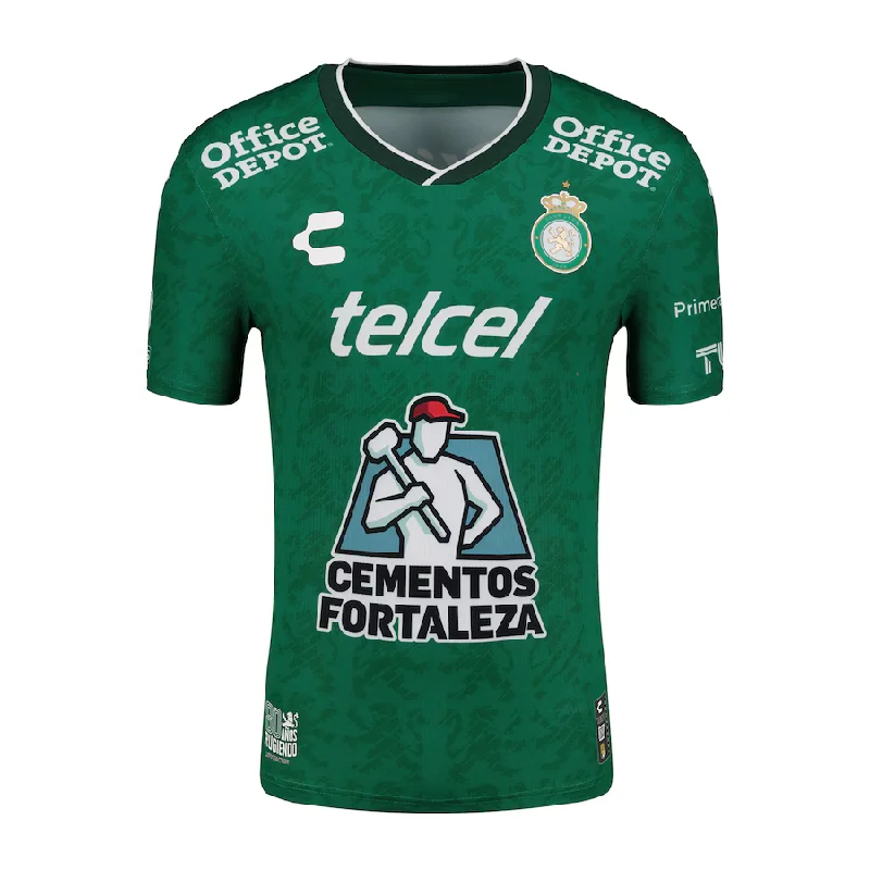 Comfortable and simple Charly Club Leon Home Stadium Aunthentic Jersey 24/25