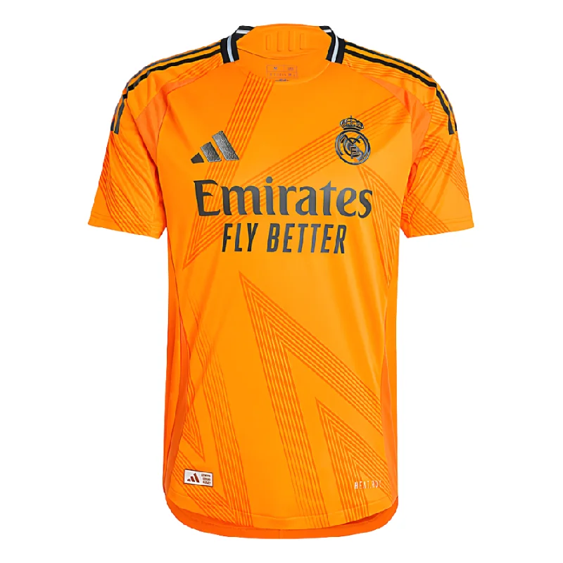 Retro Lace Fabric Adidas Men's Real Madrid Away Authentic Jersey 24/25