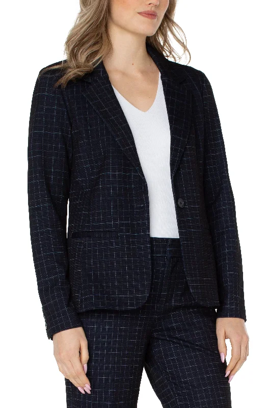 Street Letter Style Fitted Blazer