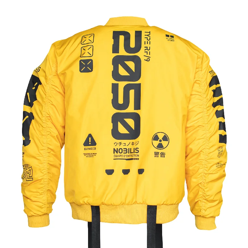 Affordable selection Y-2050 Gold Bomber Jacket