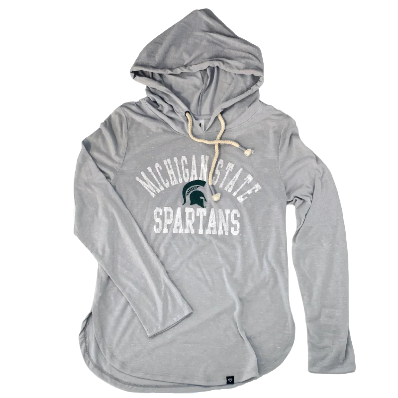 Design Perception Michigan State Spartans Cora Hooded T-shirt