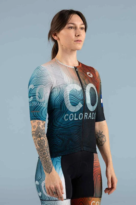 Street Sports Style Women's Colorado Contour Summit Aero Mesh Jersey