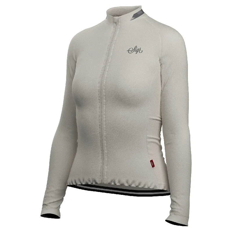 Warm Winter Series Wildflower Mist Women's Beige Long Sleeved Jersey