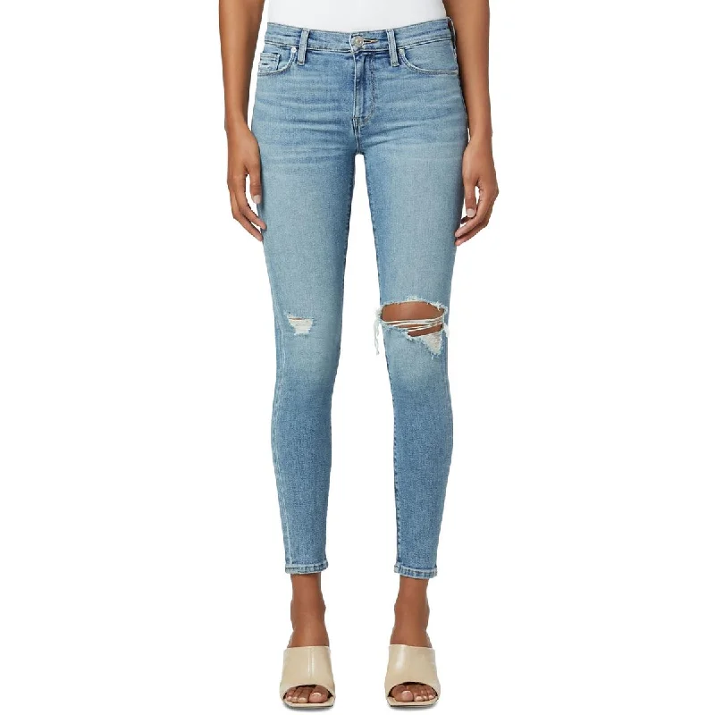 Hip-hop Style Hudson Womens Nico Super Skinny Distressed Skinny Jeans