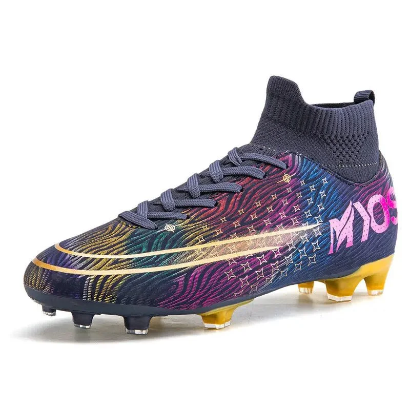 Sweet Modified Style Boys Cleats High Top Soccer Boots - Ankle Football Soccer Boots