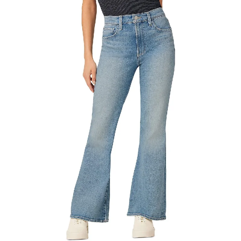 Personalized print Joe's Womens Molly Mid Rise Light Wash Flared Jeans