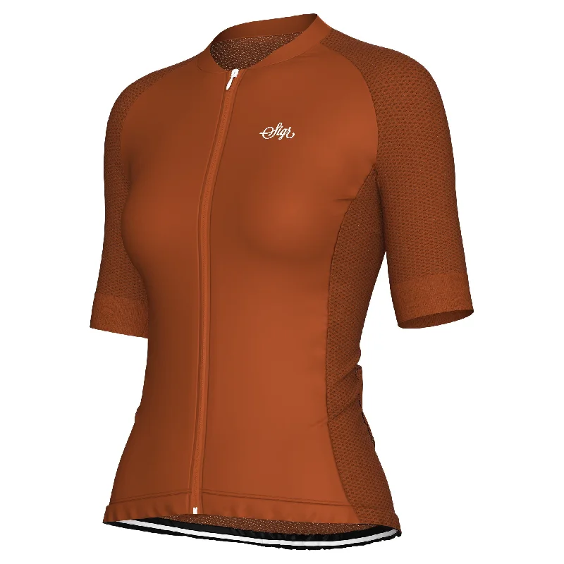 Leisure Travel Dahlia Brown Pro Series Women's Cycling Jersey