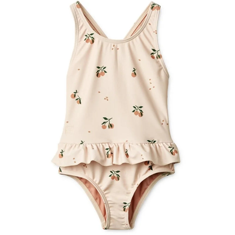 Sweet Puffy Skirt Liewood Amara Swimsuit Peach Sea Shell