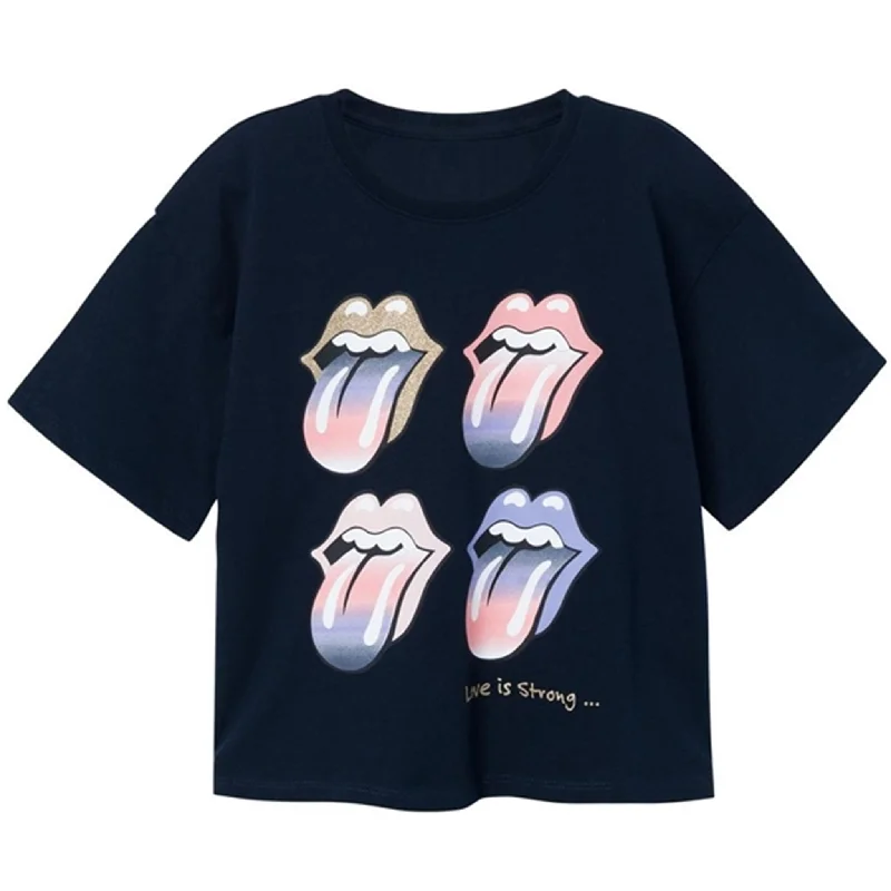 Classic style Name it Dark Sapphire Narina Rolling Stones T-Shirt Noos