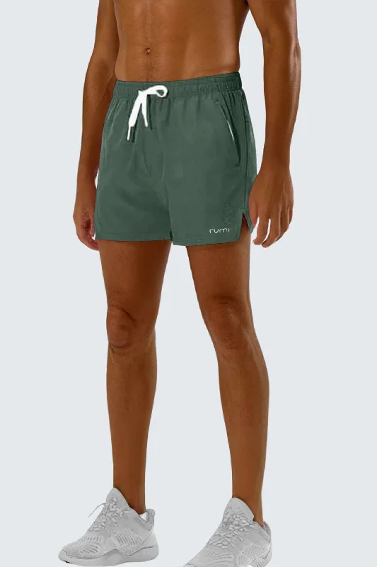 Moisture wicking MU StarAir Rush Shorts - Olive Deep