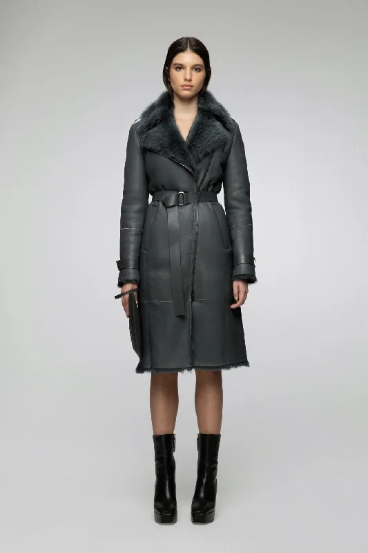 Single item design Harmony - Indigo Shearling Coat