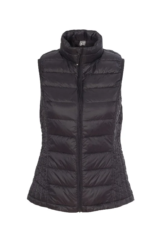 Affordable selection Weatherproof Womens 32 Degrees Packable Down Wind & Water Resistant Full Zip Vest - Black