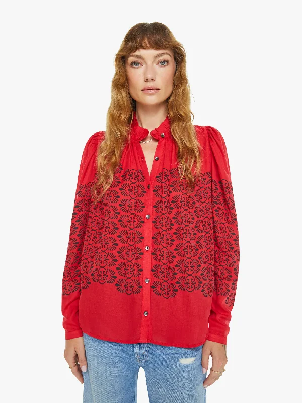 Fashion Style Alix Of Bohemia Artemis Shirt - Cherry Trellis