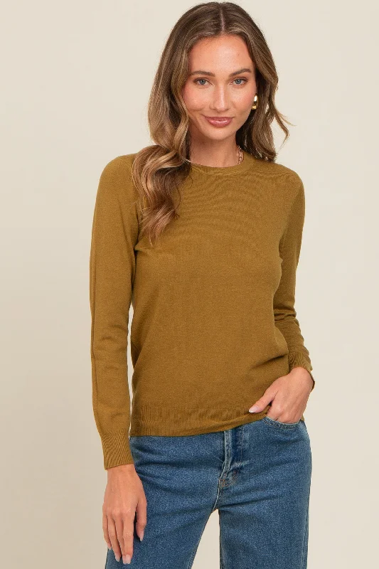 Independent design Olive Basic Soft Knit Sweater