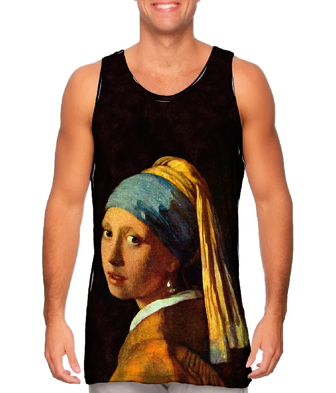 Round neck design Johannes Vermeer - "Girl With a Pearl Earring" (1665)