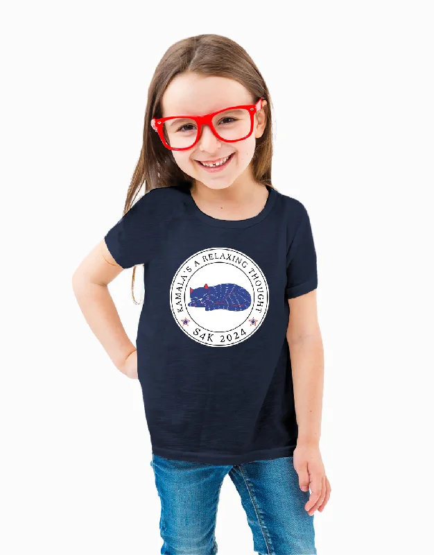 High-waisted pants style Kamala Is A Relaxing Thought Toddler & Youth T-Shirt