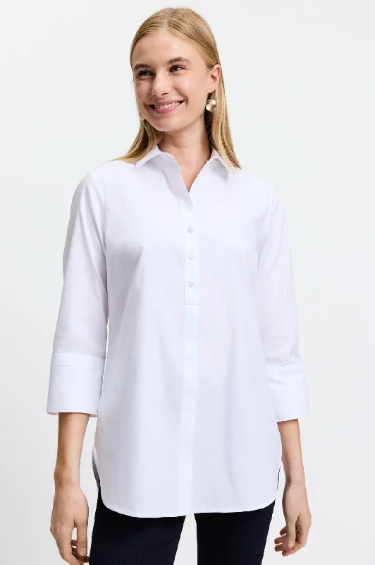 High-quality fabrics Madison Essential Pinpoint No Iron Tunic