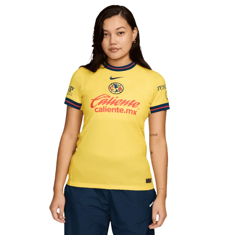 Letter embroidery Nike Women's Club América Stadium Home Soccer Jersey Dri-FIT 24/25