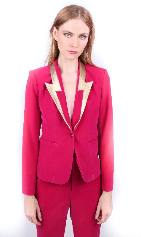 Short skirt design Any Old Iron Pink Zane Velvet Suit