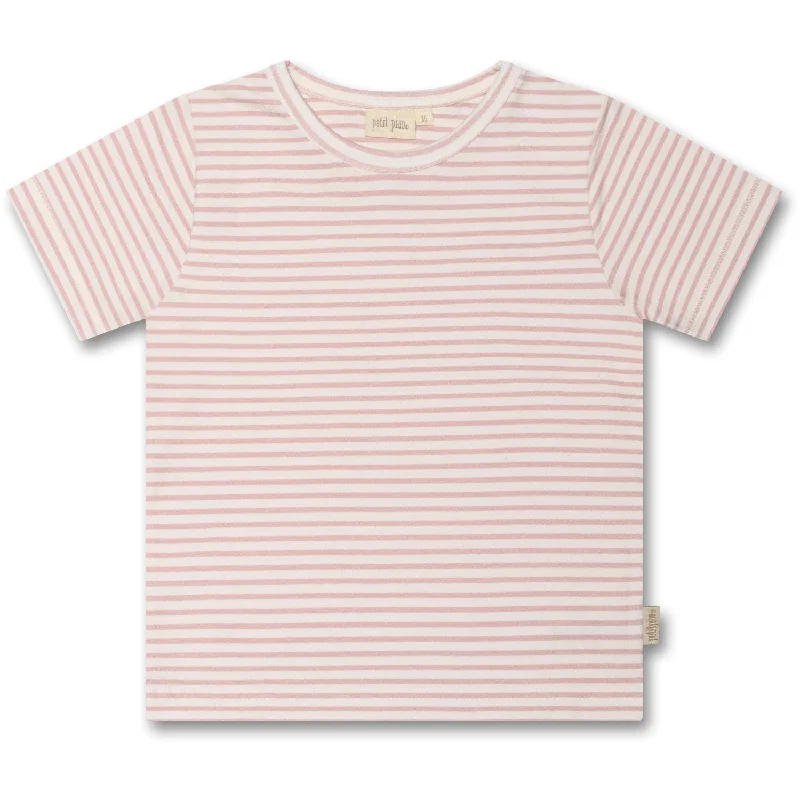 Street Show-off Style Petit Piao® Rose Smoke T-shirt Baggy Sum Printed