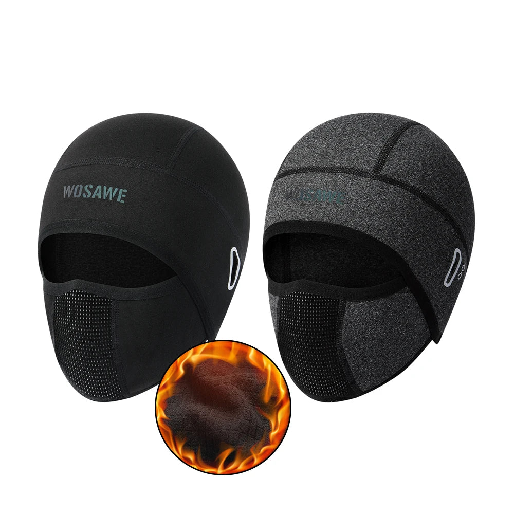 Noble Temperament Warm Cycling Cap Winter Balaclava Full Face Mask Running Climbing Fishing Skating Hat Full Face Cover Headwear